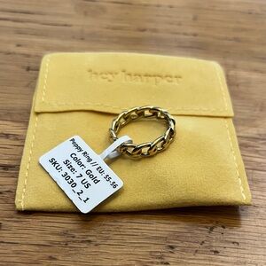 Hey Harper Poppy Ring, gold, size 7